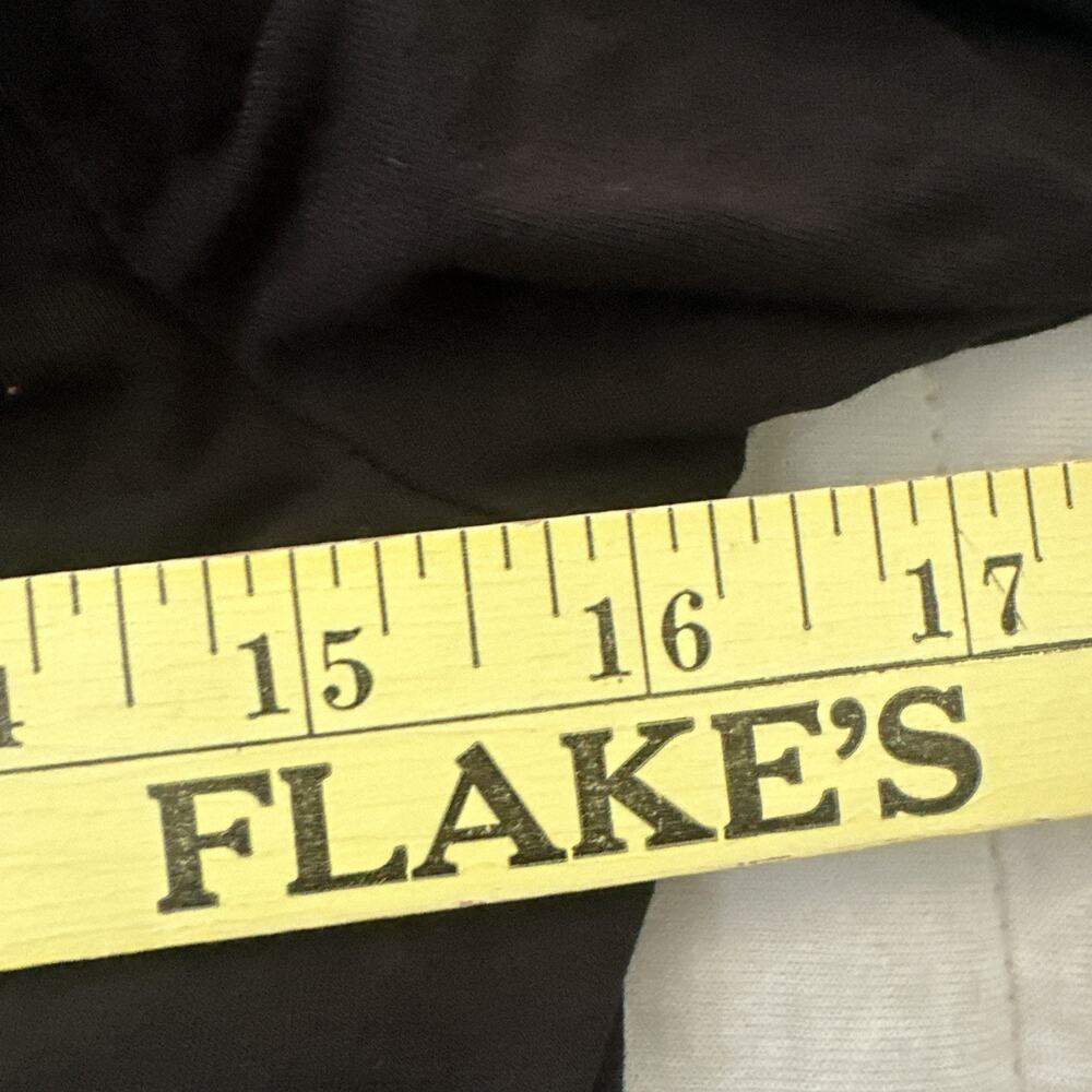 BANANA REPUBLIC Dress Womens Medium Black Ruched Midi Jersey Knit Minimalist - Picture 7 of 10